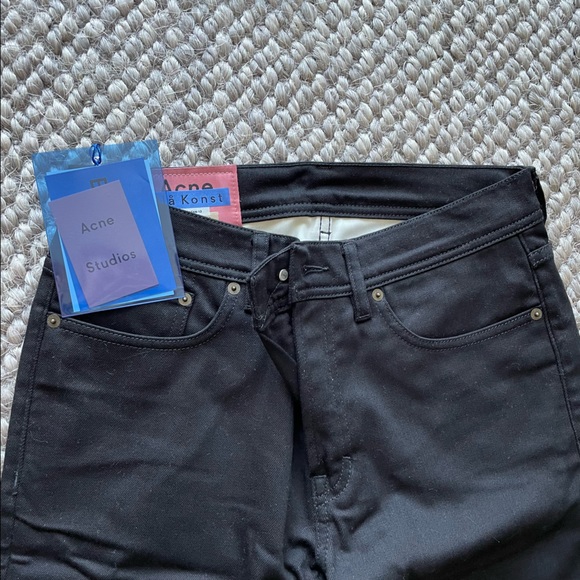 [NEW] Acne Studios SLIM FIT MENs JEANS PANTS // NORTH STAY BLACK (Size 30) - Picture 7 of 11